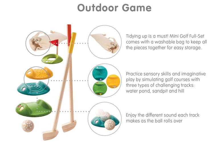 PlanToys Mini Golf Game