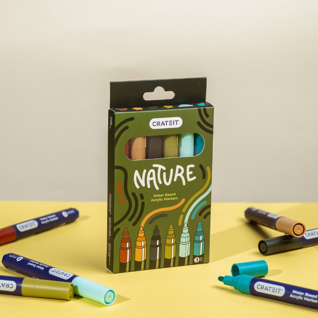 Crateit | Nature Markers | 3mm — 6 pc