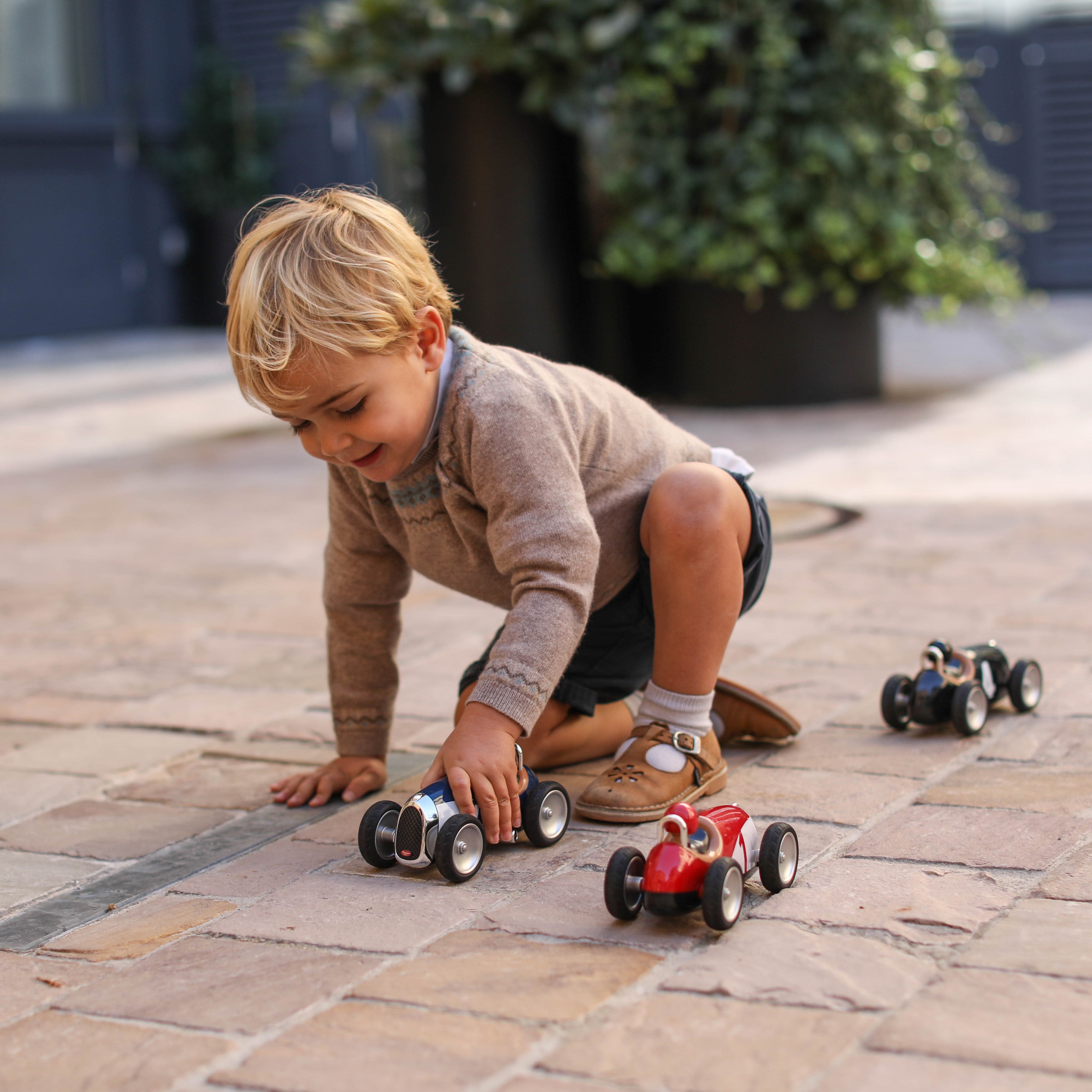 Baghera Racing Car Silver Toy Car