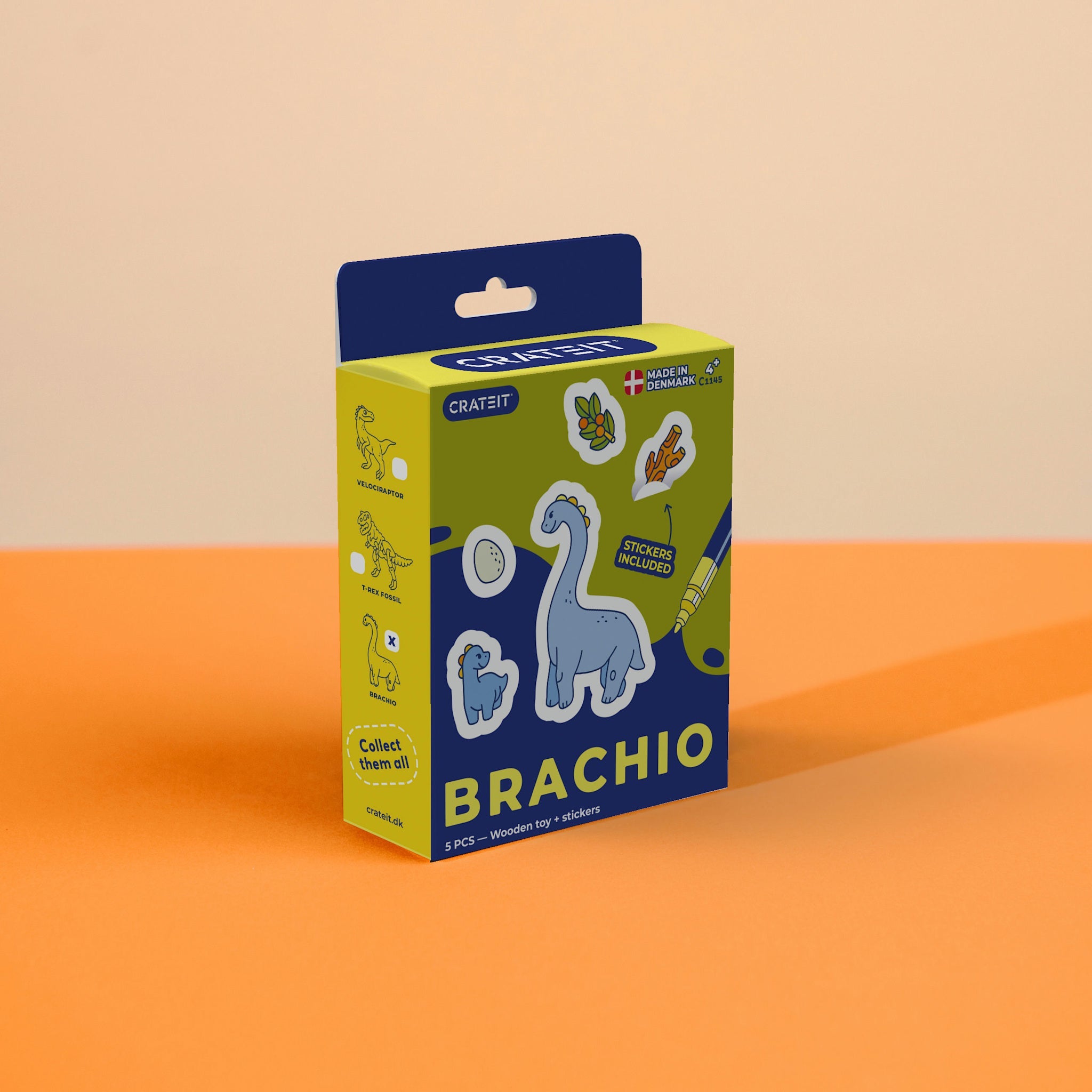 Crateit Dinosaur | Brachio | Wooden Art & Craft Kit