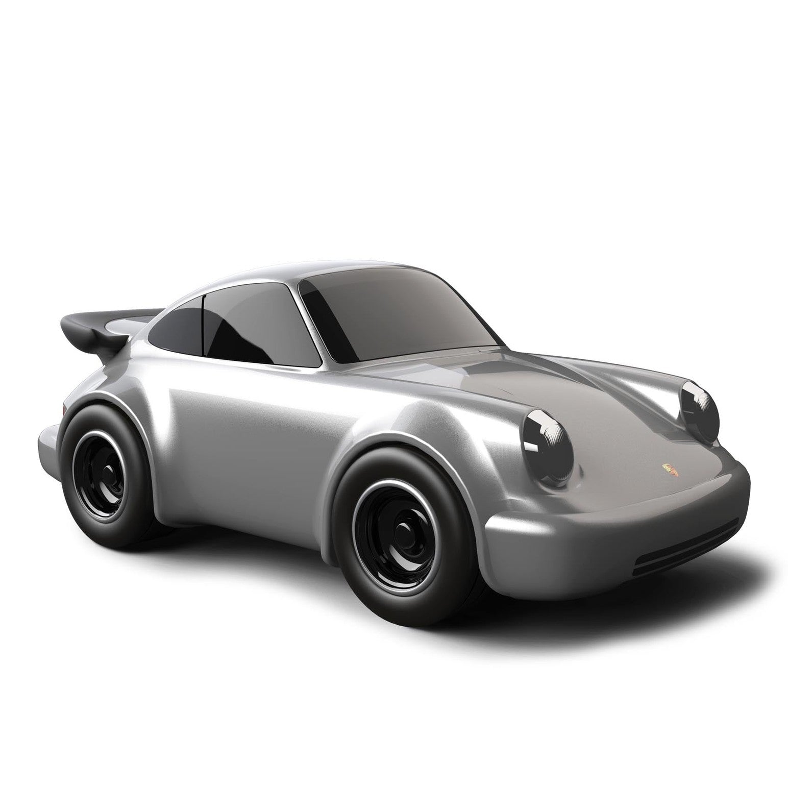 Porsche Racing Car 911 Silver Toy Car