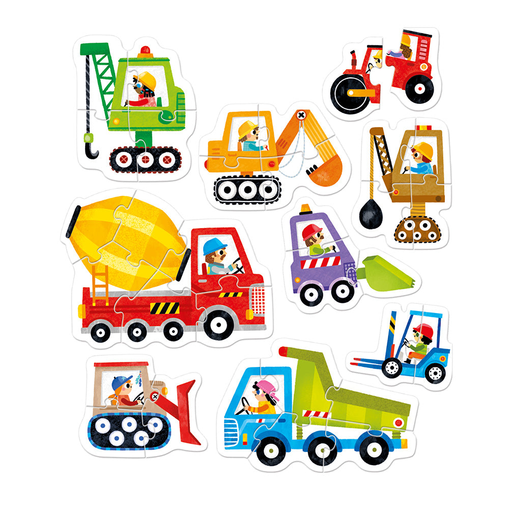 Banana Panda Progressive Puzzles Vehicles