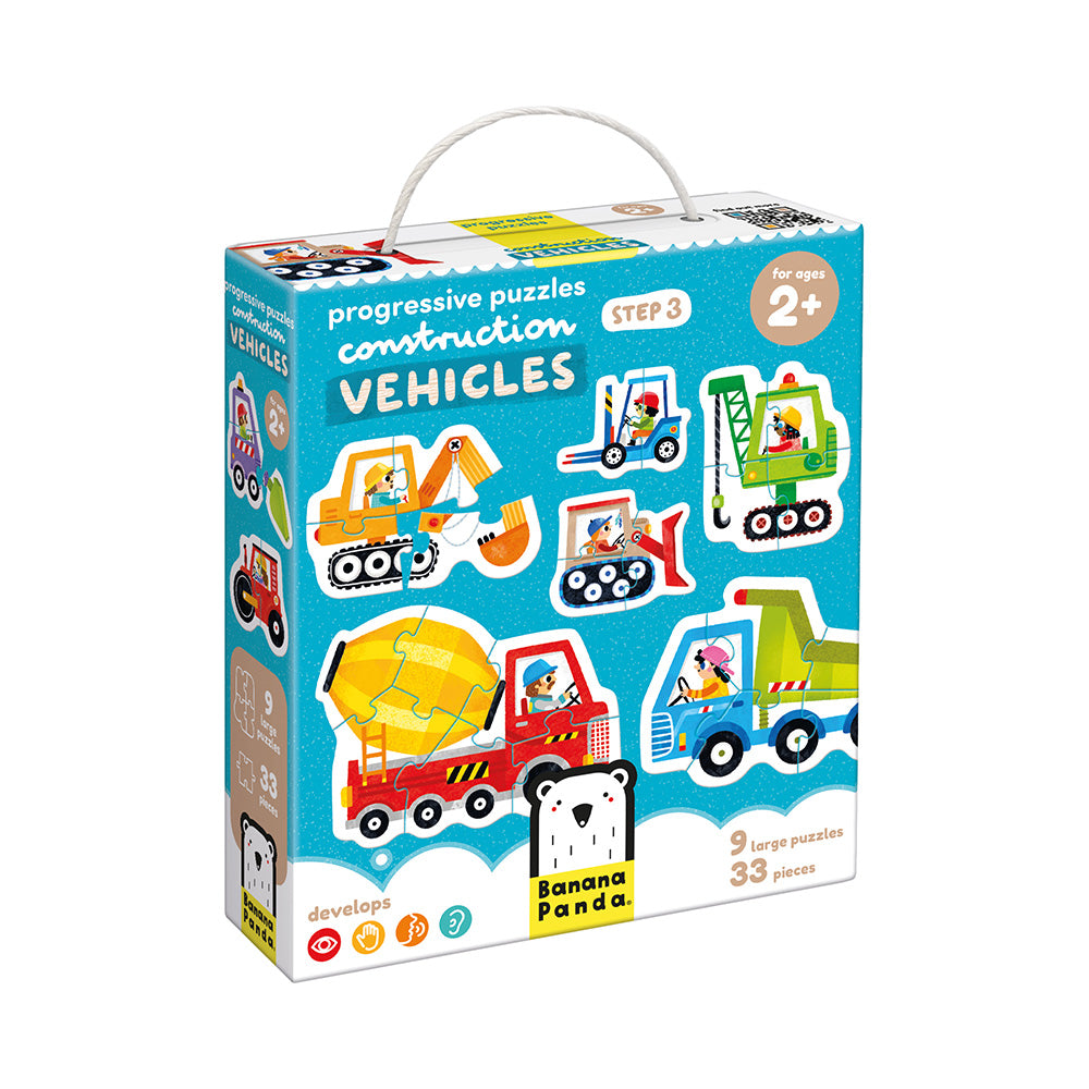 Banana Panda Progressive Puzzles Vehicles