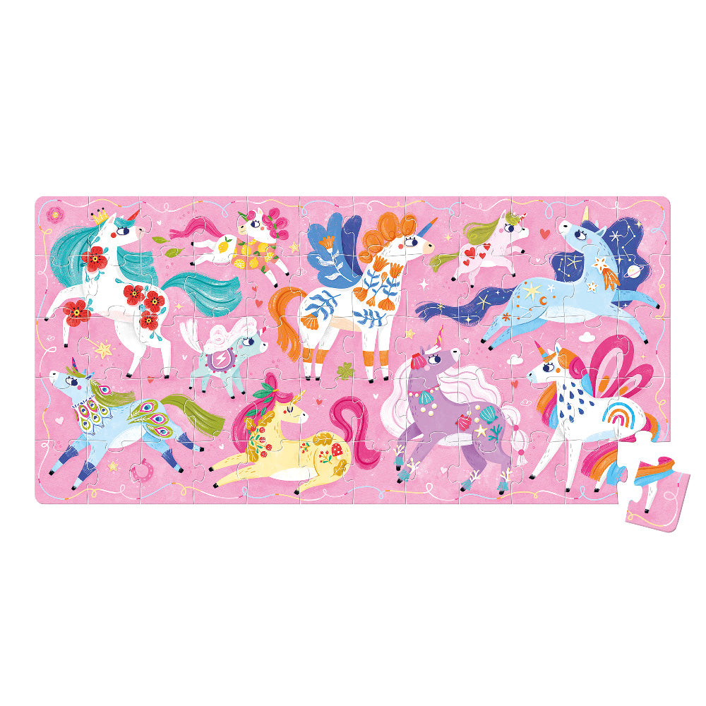 Banana Panda I Love Unicorns Puzzle