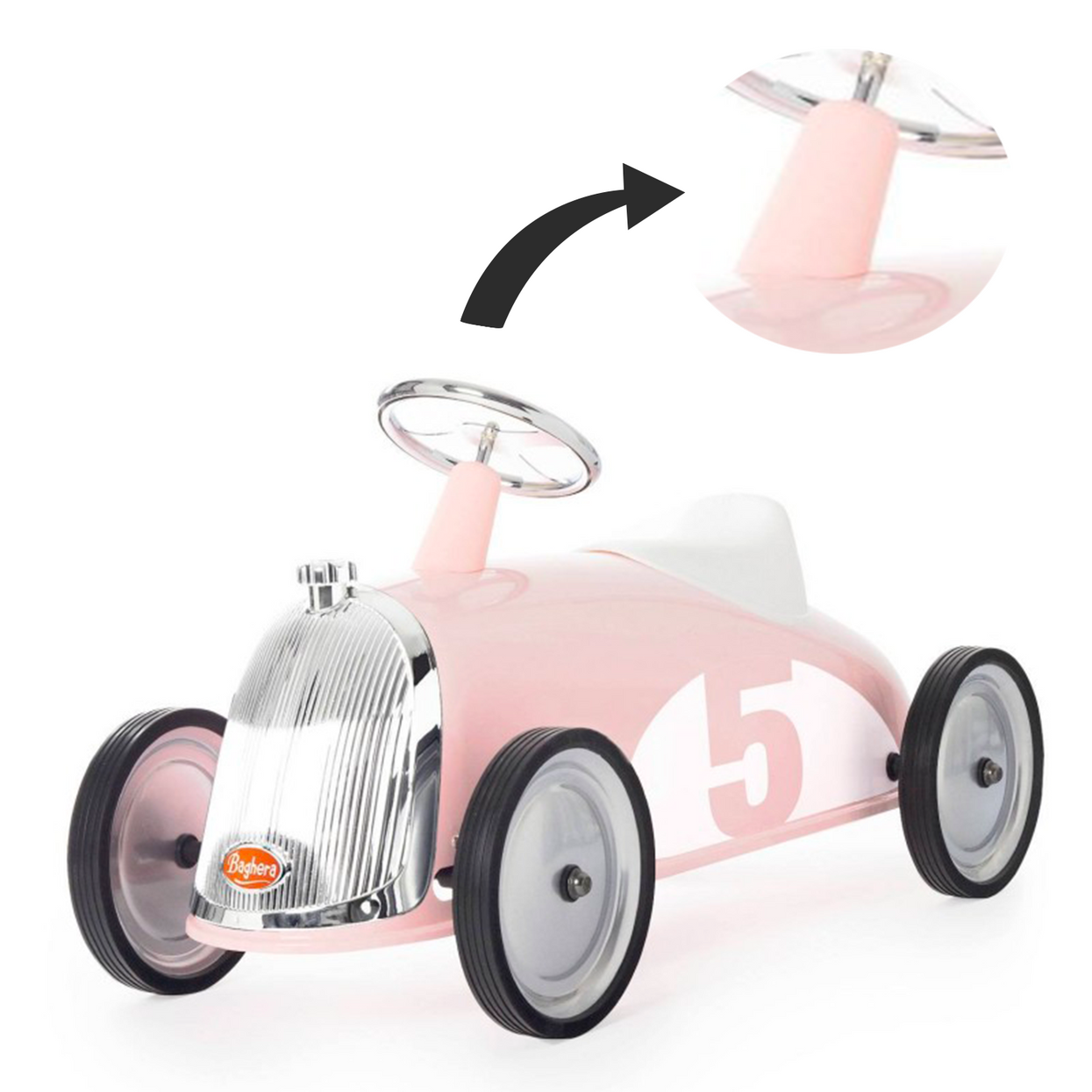 Steering column for Rider Pink Petal Pink