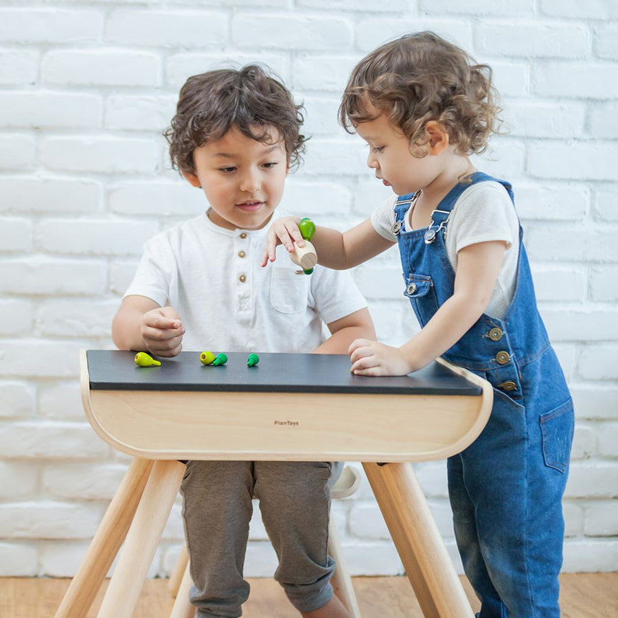 PlanToys Table & Chair - Black