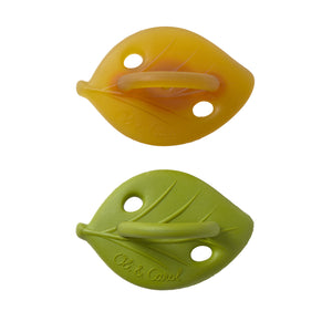 Oli & Carol natural rubber dummy 2-pack, Raw Edition