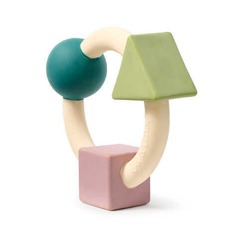 Oli & Carol Bauhaus Movement Teething Ring - Pastel