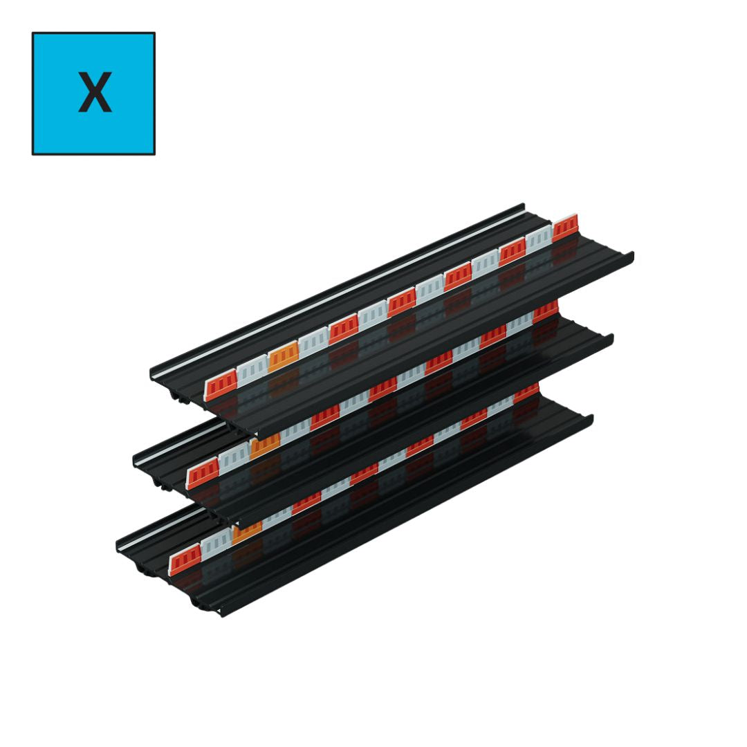 ROADWORKS Straight Track Expansion 3-Pack