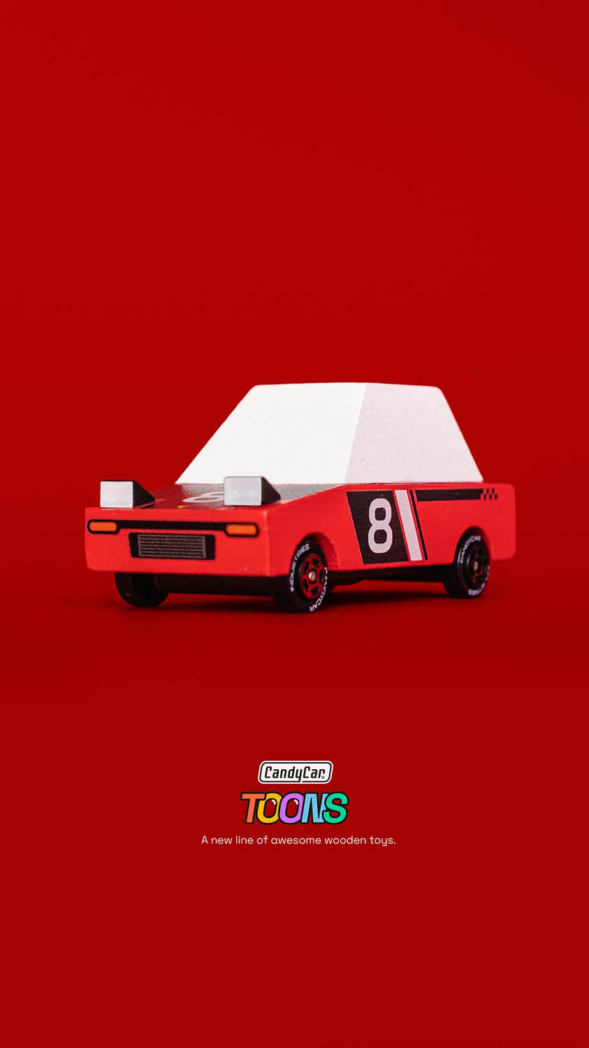 TOONS Diecast Hachigo Red Racer