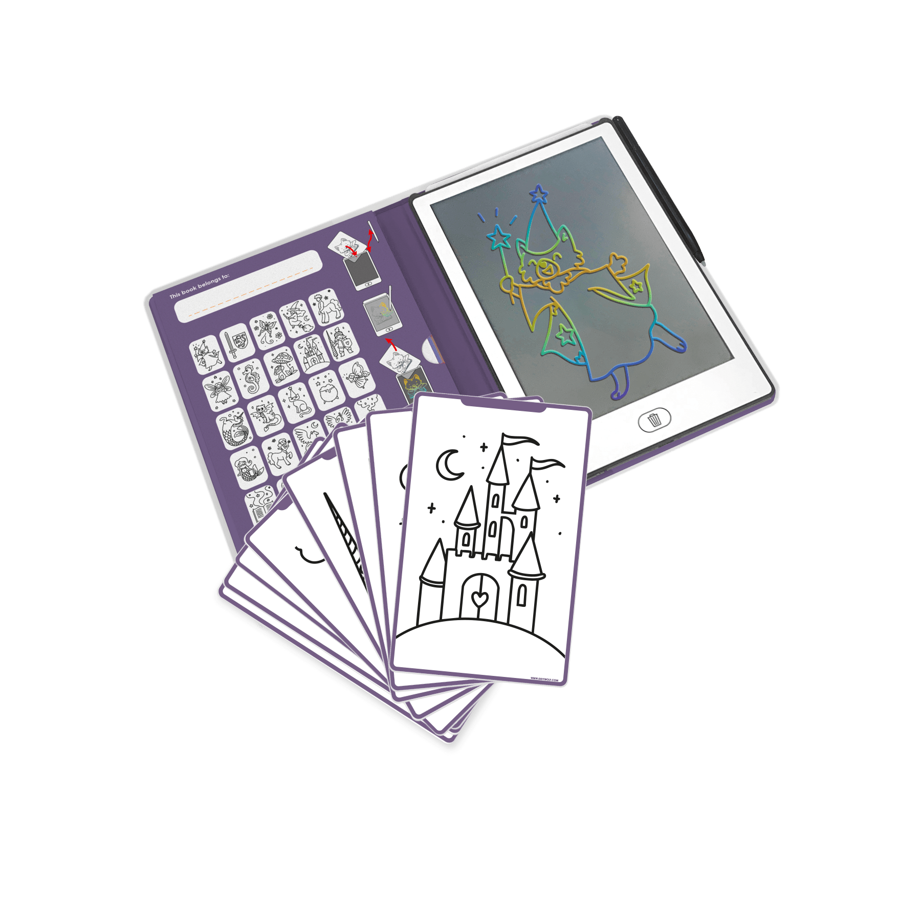 KIDYDRAW MINI LCD Drawing Tablet Once Upon a Time