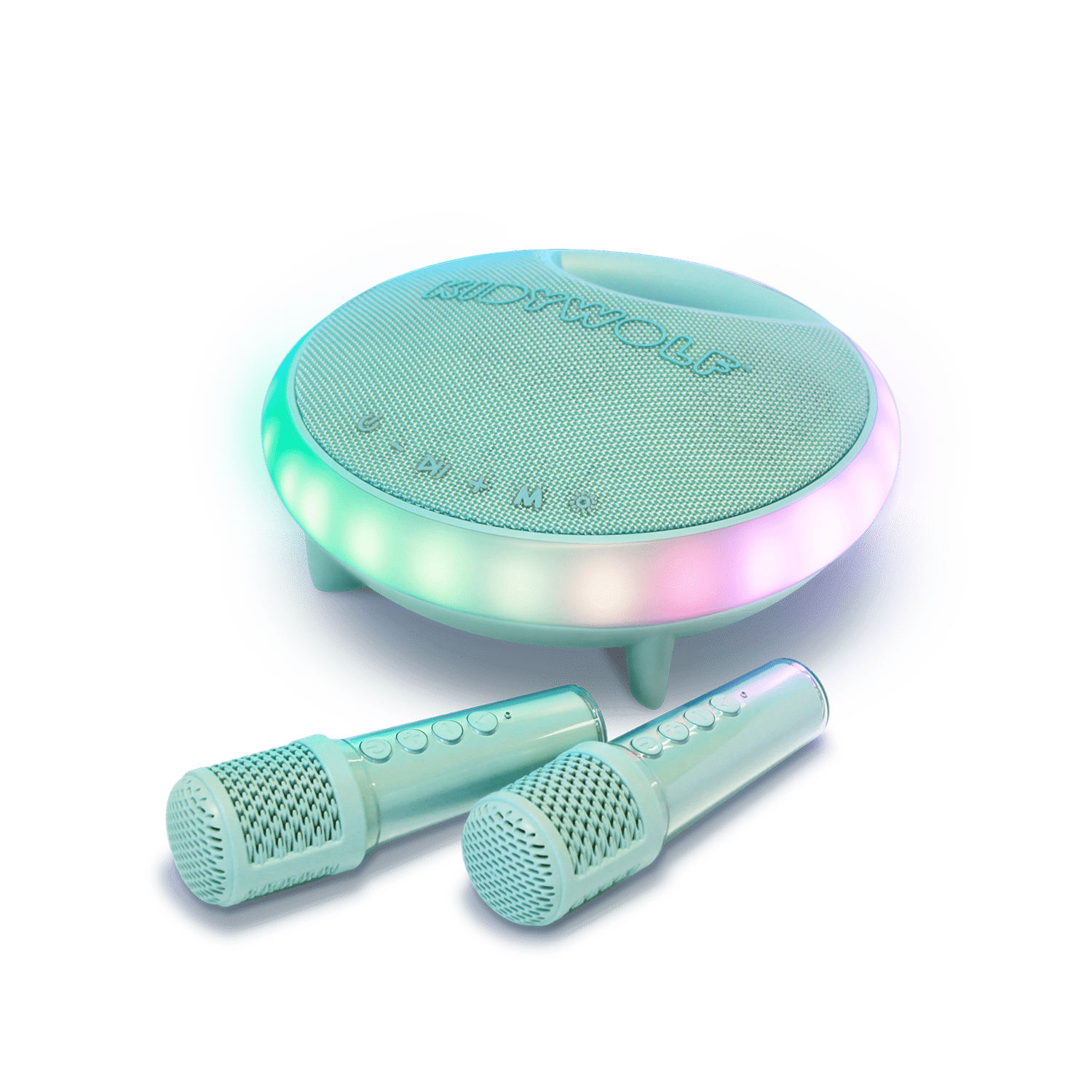 KIDYKARAOKE Portable Karaoke Speaker Green