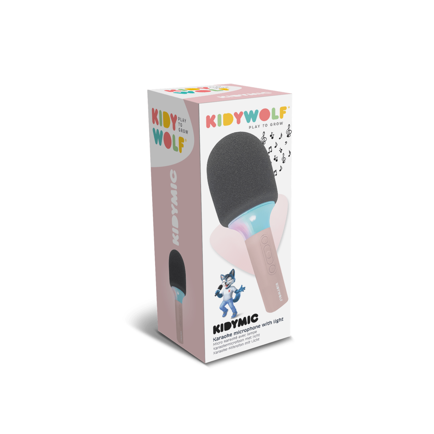 KIDYMIC All-in-One Karaoke Mic Pink