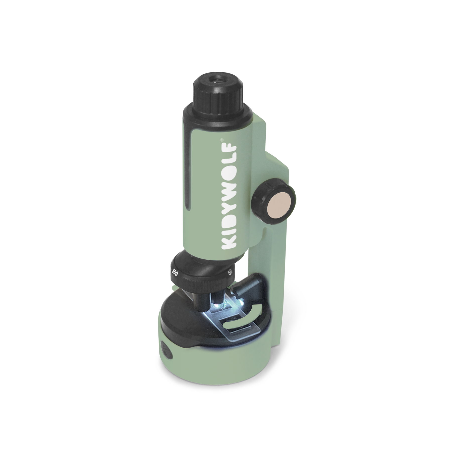 KIDYMICROSCOPE Portable Microscope Green