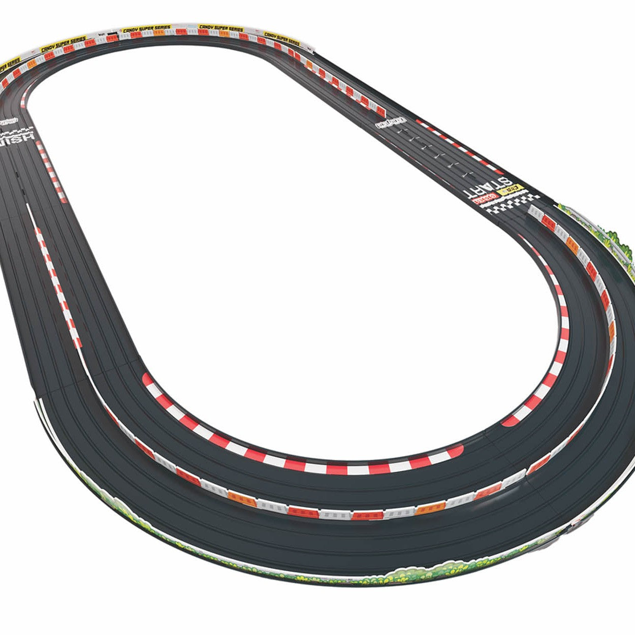 ROADWORKS Oval Speedway Playset