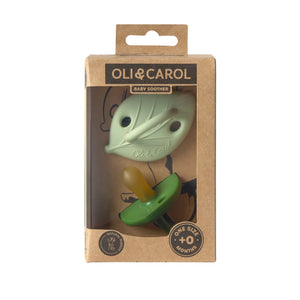 Oli & Carol Greens natural rubber dummy with physiological teat