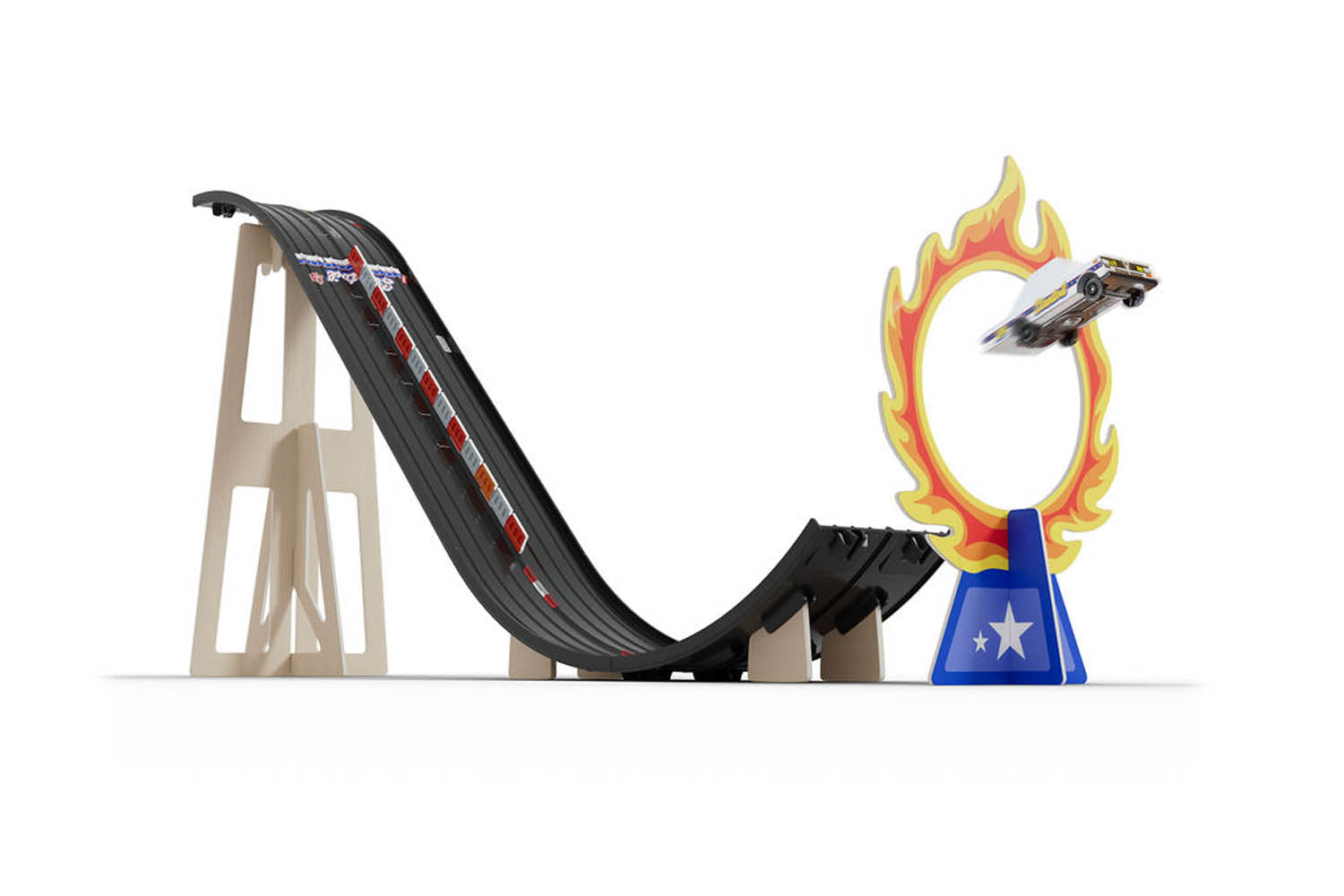 ROADWORKS Stunt Jump Playset