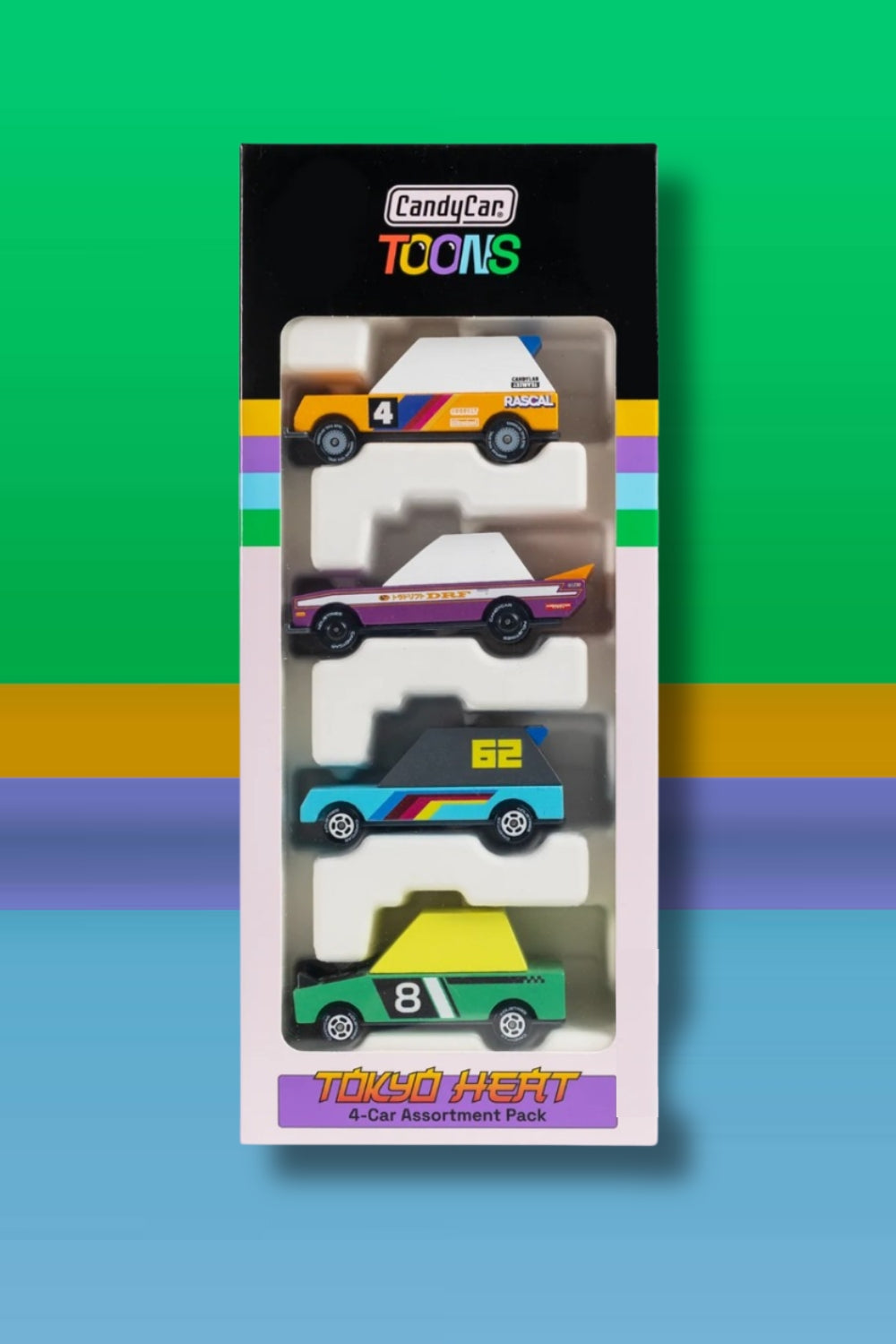 TOONS Diecast Race Car - Tokyo Heat 4-pack