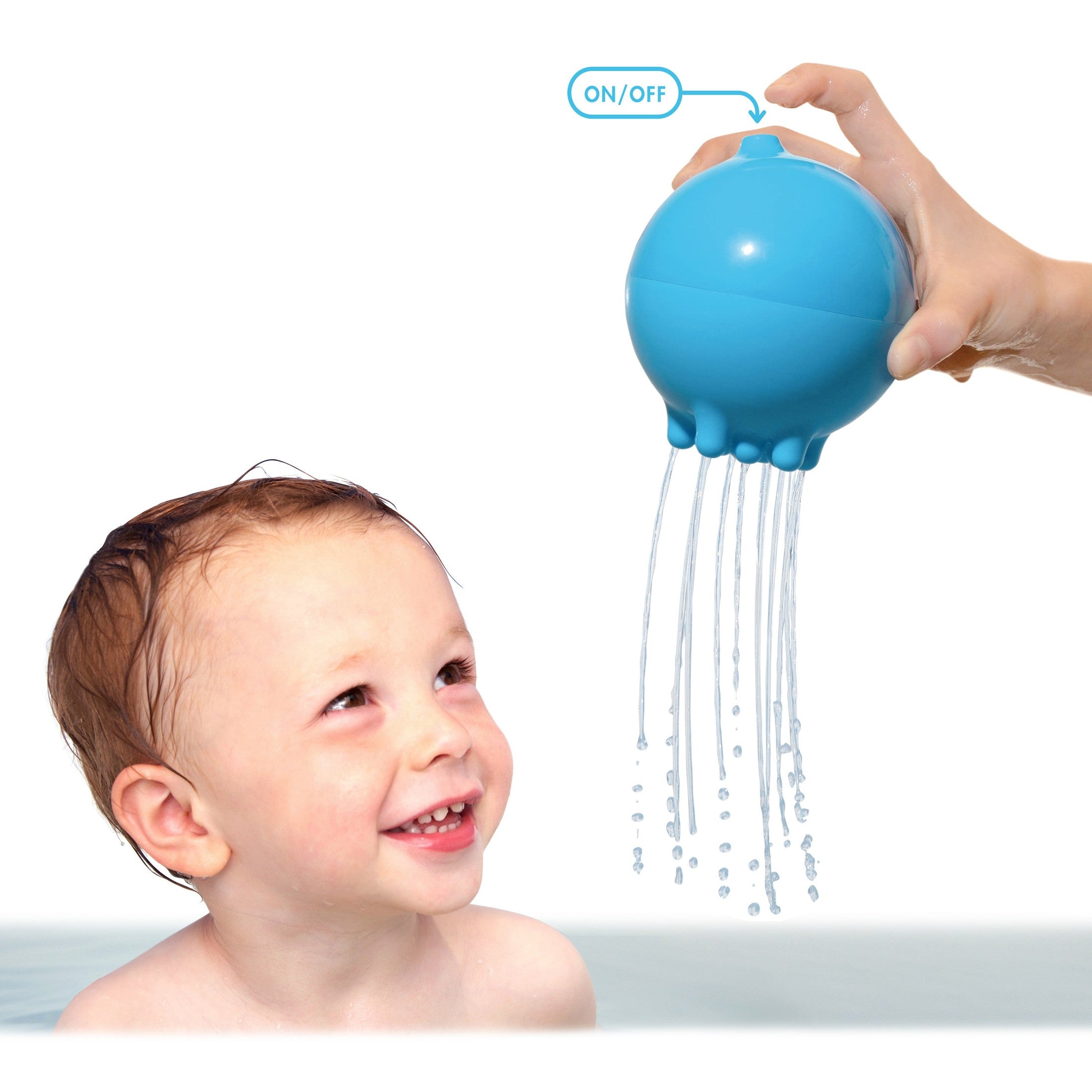 Plui Rainmaker Sensory Bath Toy Blue by MOLUK