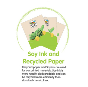soy ink and recycled paper